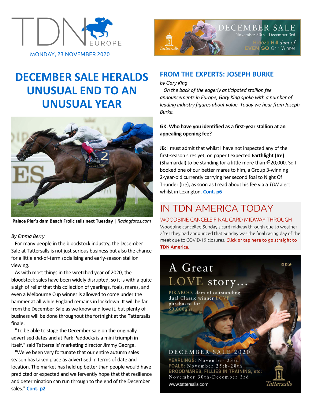 Tdn Europe • Page 2 of 14 • Thetdn.Com Monday • 23 November 2020