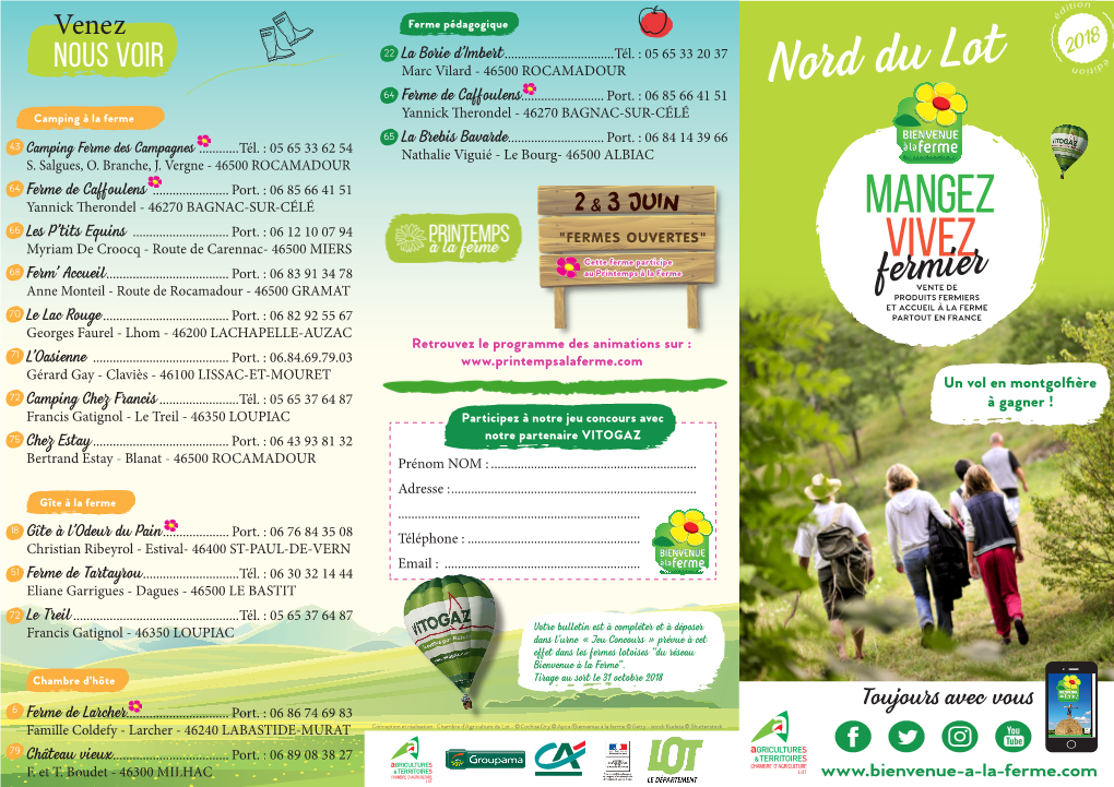 Nord Du Lot Camping À La Ferme Yannick Therondel - 46270 BAGNAC-SUR-CÉLÉ 65