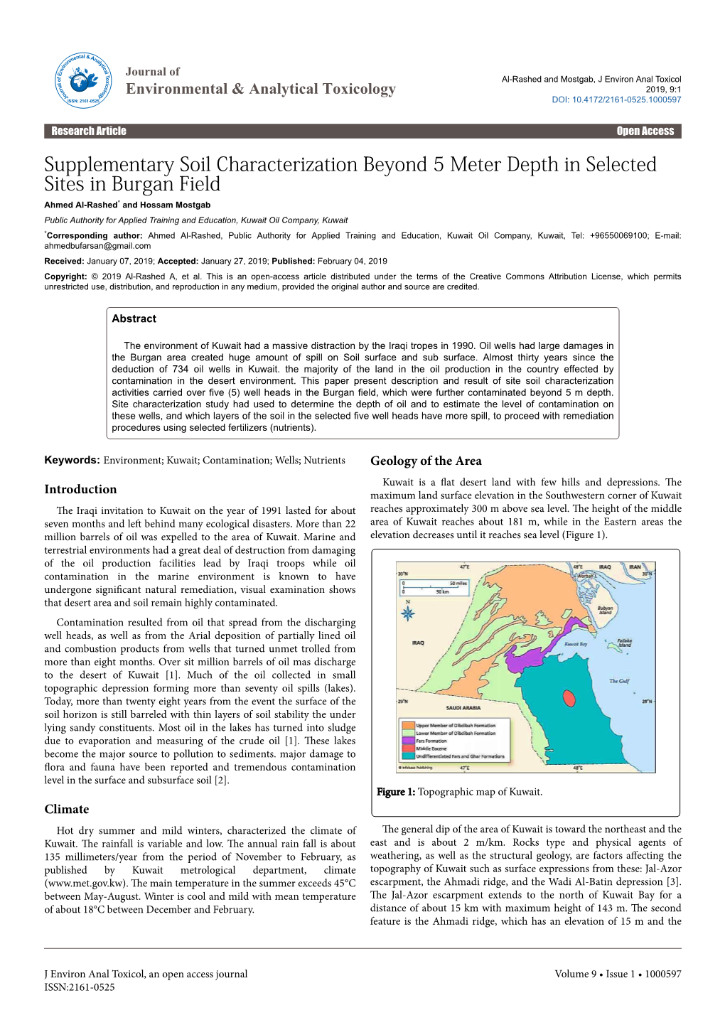 Supplementary Soil Characterization Beyond 5 Meter Depth in Selected