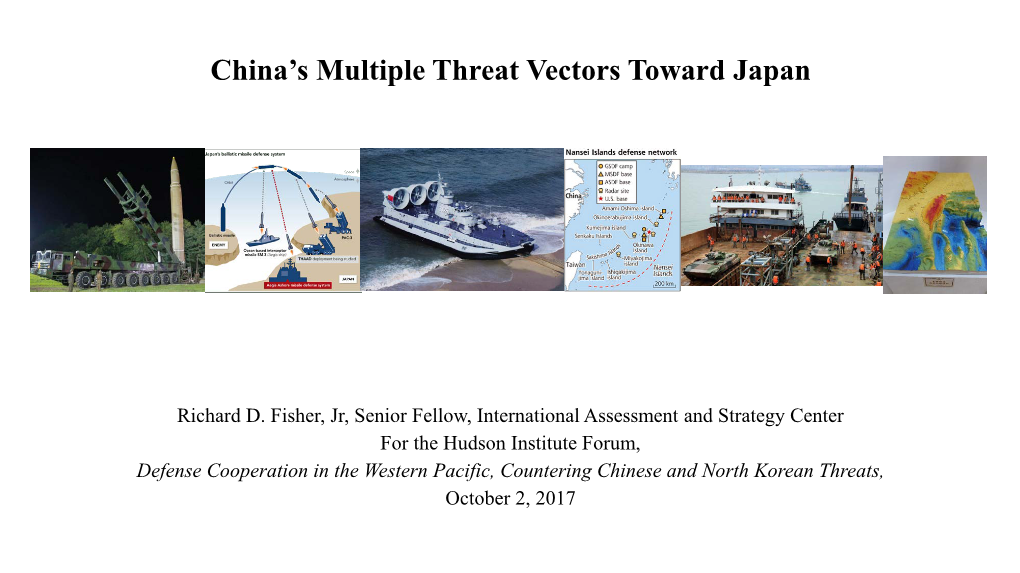 China's Multiple Threat Vectors Toward Japan