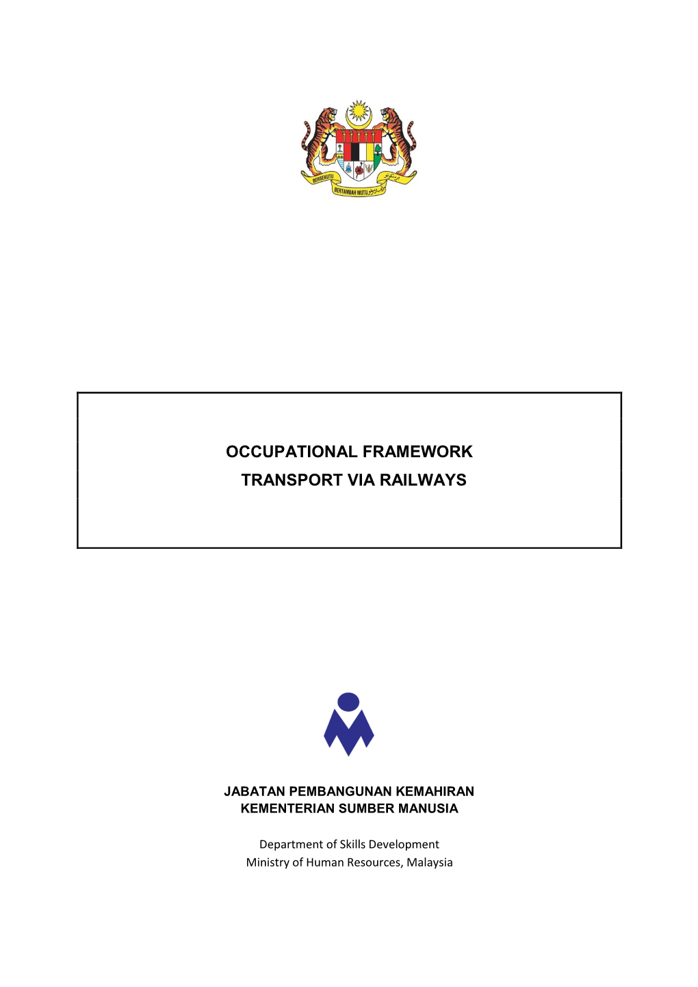 Occupational Framework Transport Via Railways