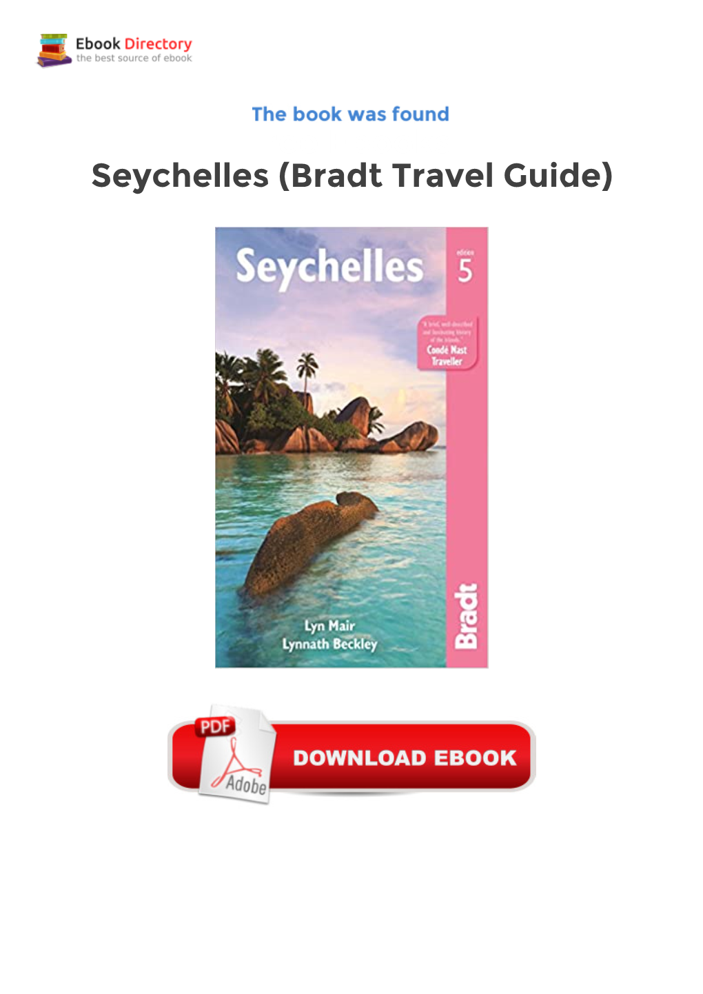Free Ebooks Seychelles (Bradt Travel Guide)