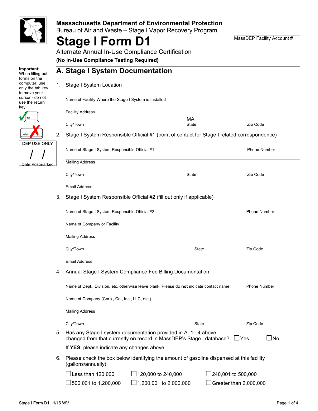 Massachusetts Department of Environmental Protection s1