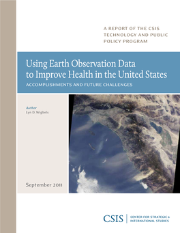 Using Earth Observation Data to Improve Health in the United States Accomplishments and Future Challenges