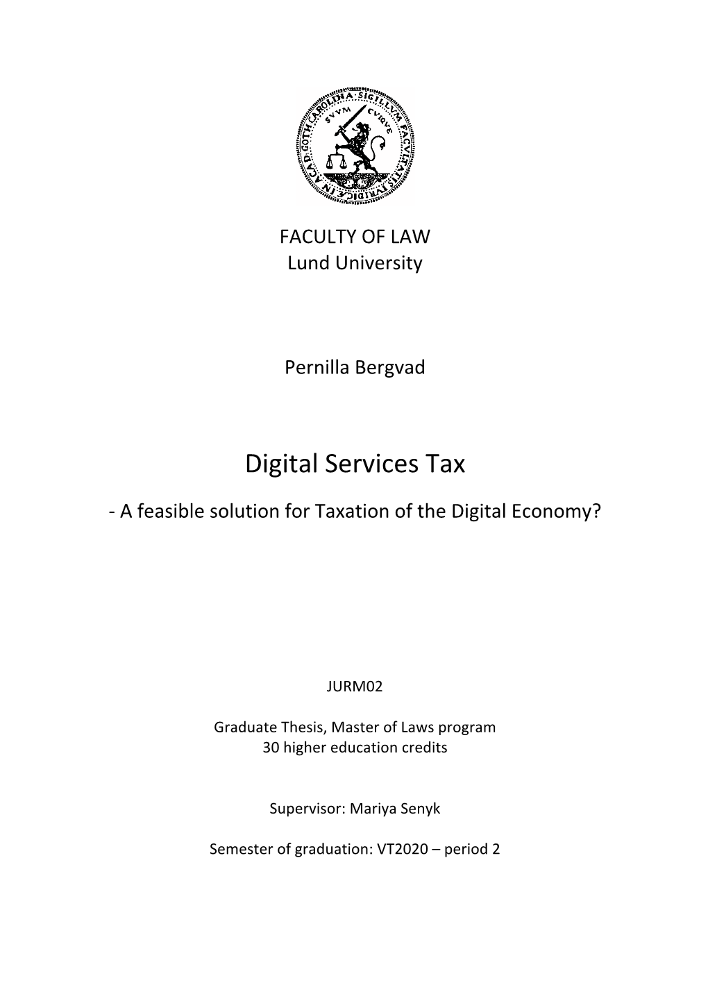 Digital Services Tax