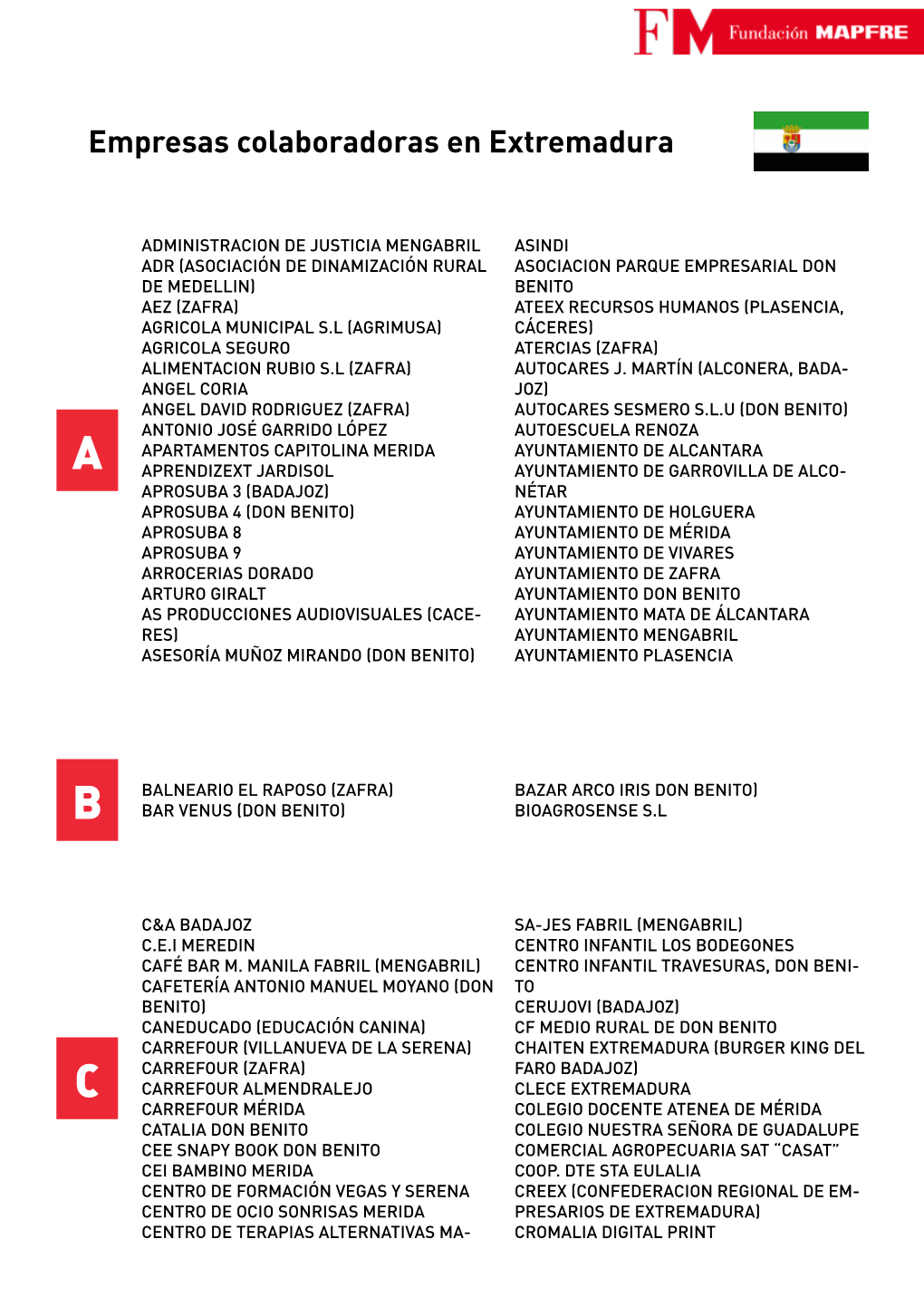 Empresas Colaboradoras En Extremadura