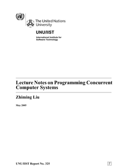 Lecture Notes on Programming Concurrent Computer Systems