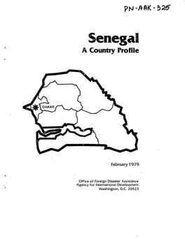 Senegal a Country Profile