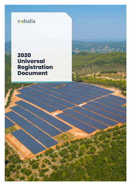 2020 Universal Registration Document CONTENT