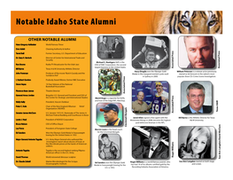 Notable Idaho State Alumni