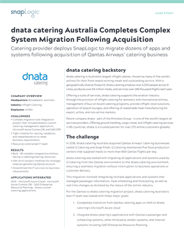 Dnata Catering Australia Completes Complex System Migration