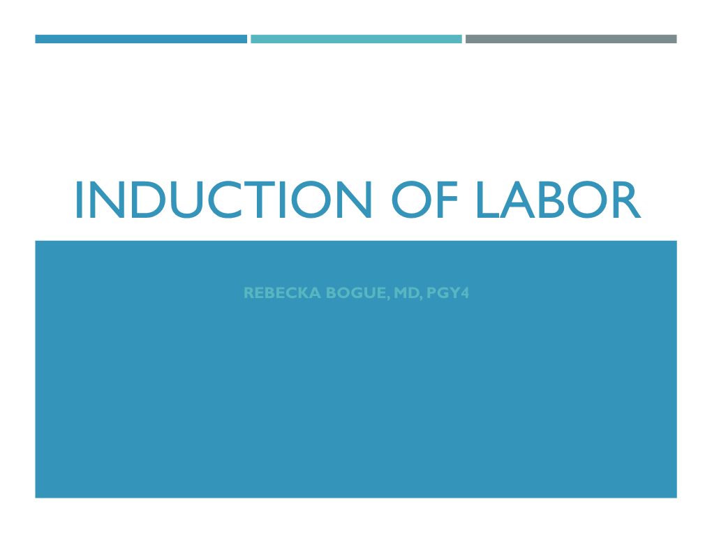 Induction of Labor