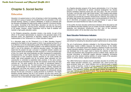 Chapter 5. Social Sector Proposed to Be Implemented by Phases