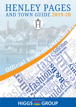 Henley Pages and Town Guide 2019-20