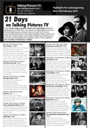 21 Days on Talking Pictures TV Stars: Vivien Leigh, Laurence Olivier and Leslie Banks