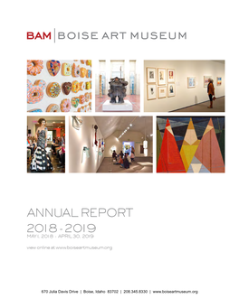 ANNUAL REPORT 2018- 2019 MAY 1, 201 8 - APRIL 30, 2019 View Online At