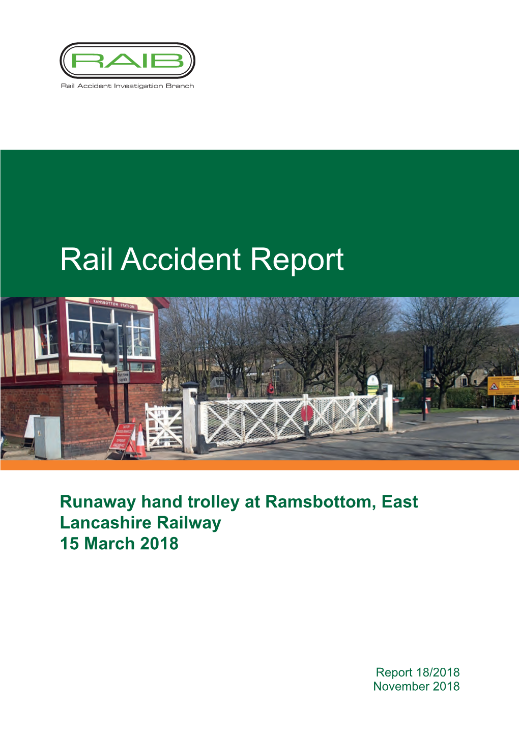 Runaway Hand Trolley at Ramsbottom, East Lancashire Railway 15 March 2018