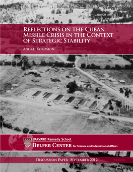 Reflections on the Cuban Missile Crisis in the Context of Strategic Stability