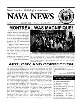 MONTRÉAL WAS MAGNIFIQUE! NAVA 37, Held in the Great City of Montréal in Québec, Canada, Was One of the Best Meetings This Organization Ever Held
