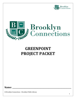 Greenpoint Project Packet