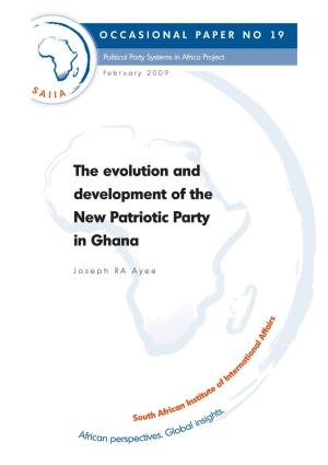The Evolution and Development of the New Patriotic Party in Ghana