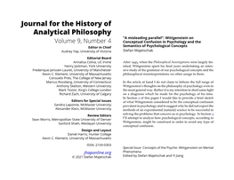 "A Misleading Parallel”: Wittgenstein on Conceptual Confusion In