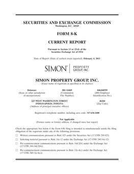 Simon Property Group, Inc