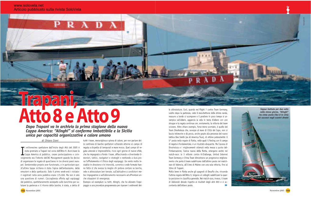 Coppa America Atti 8