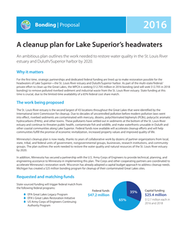 A Cleanup Plan for Lake Superior's Headwaters