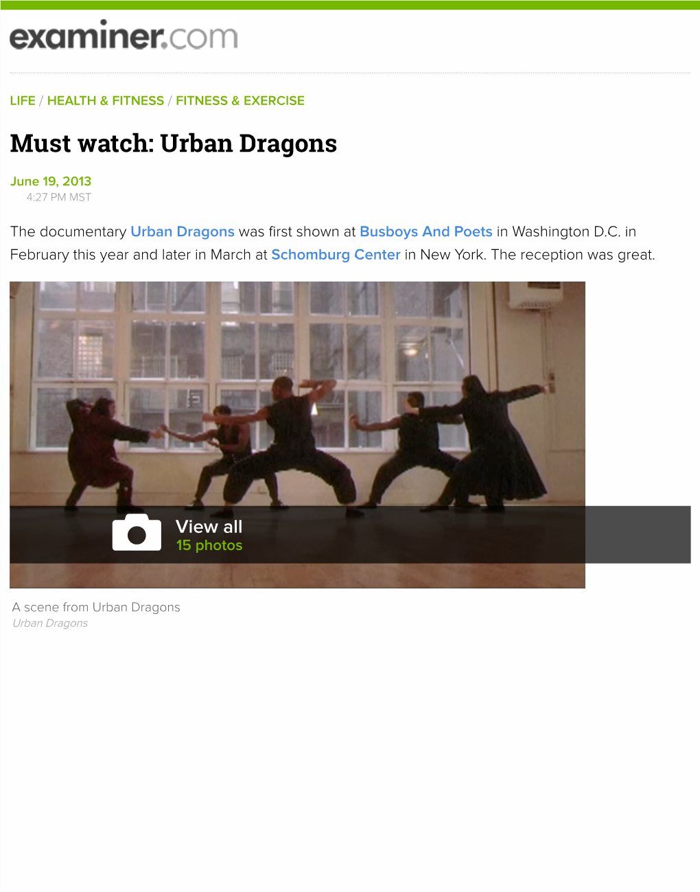 Urban Dragons