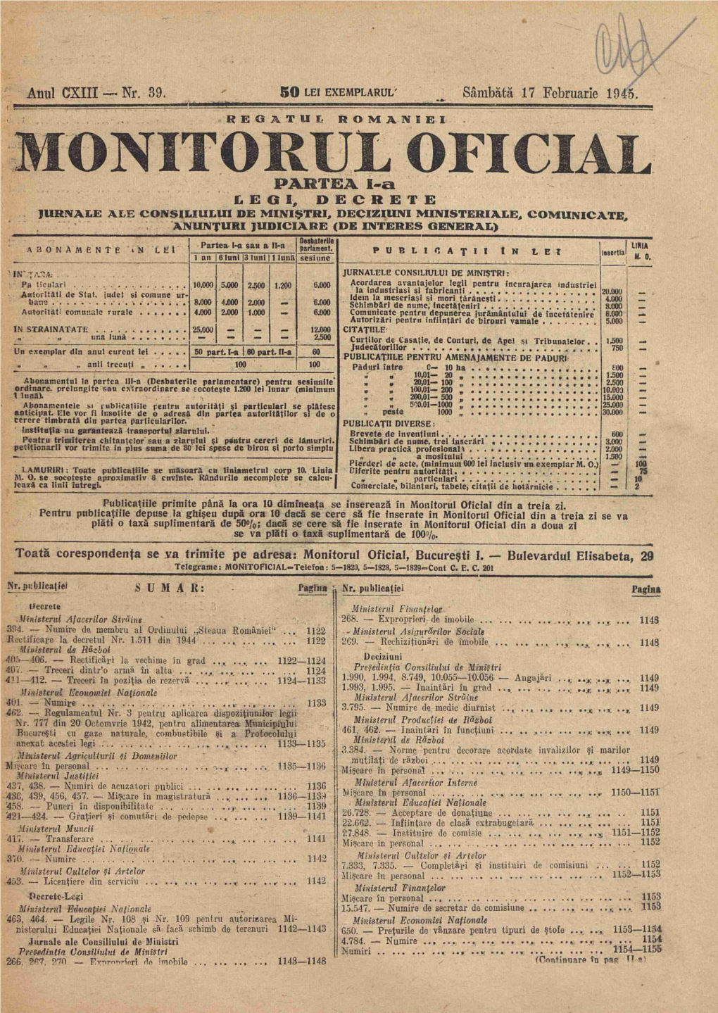 Monitorul Oficial Dina Treiazi