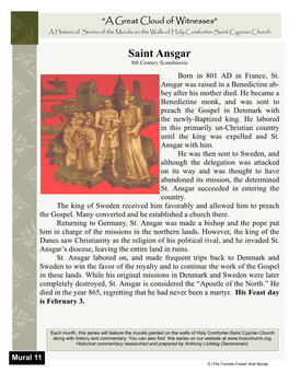 Saint Ansgar 9Th Century Scandinavia