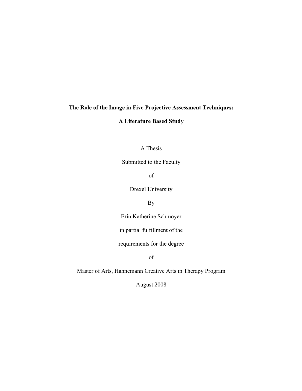 the-role-of-the-image-in-five-projective-assessment-techniques-docslib