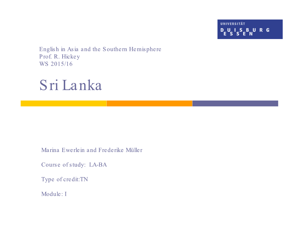 English in Sri Lanka