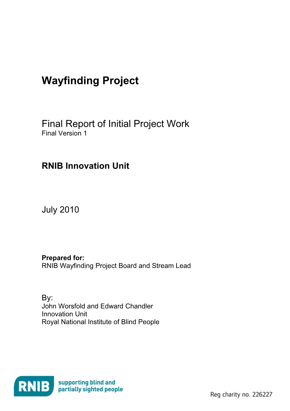 Wayfinding Report - Full