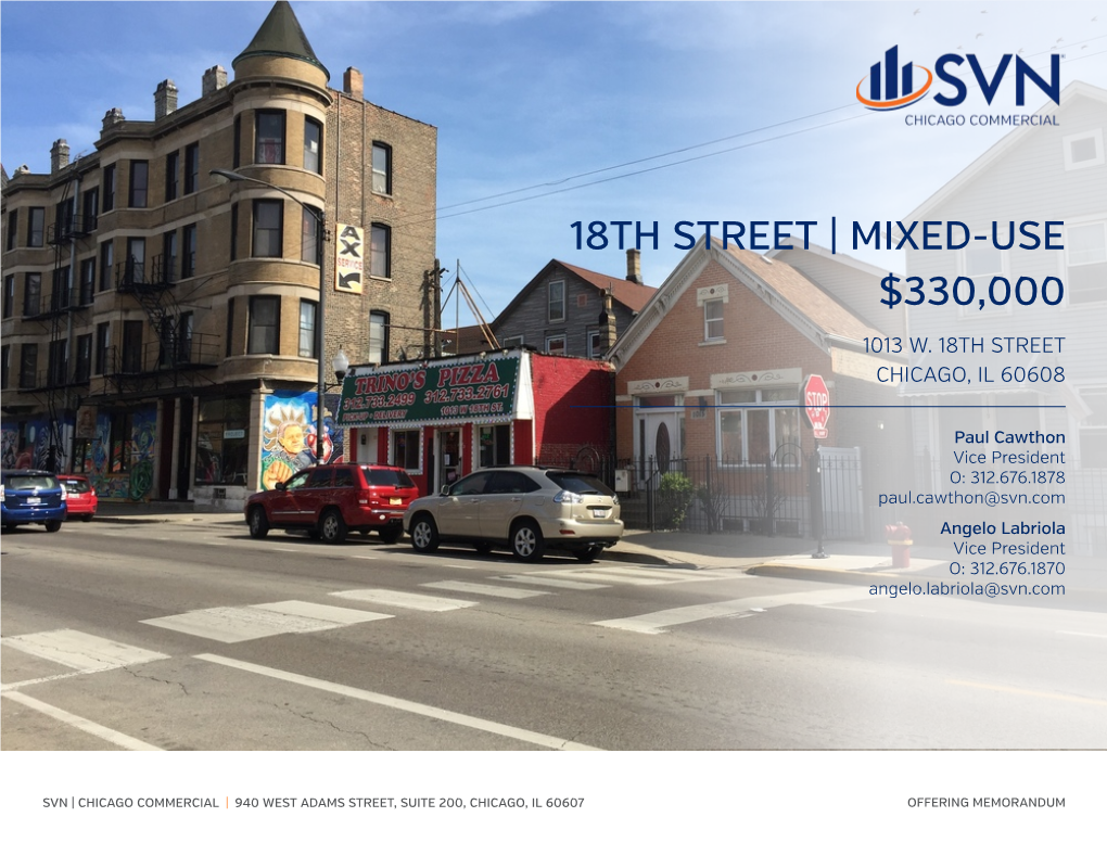 18Th Street | Mixed-Use $330,000