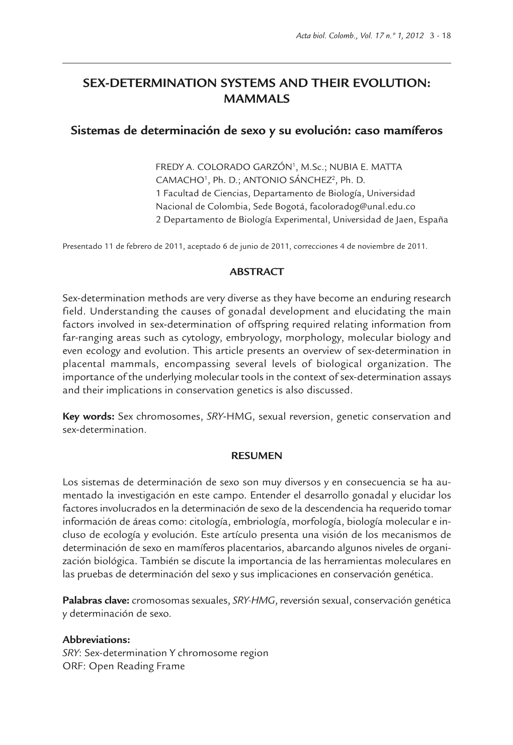 Sex-Determination Systems and Their Evolution: Mammals