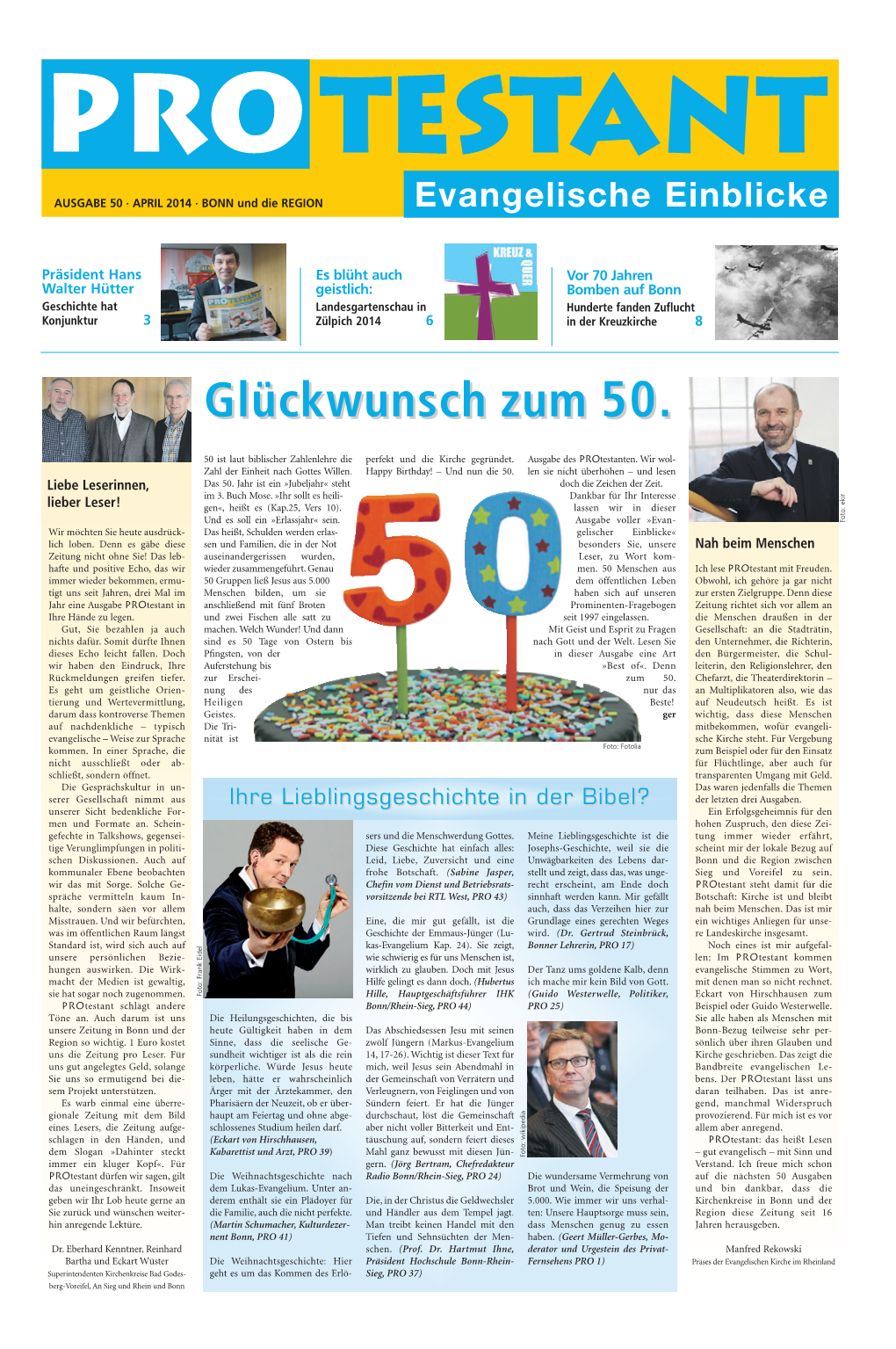 Die 50. Ausgabe Protestant Zum Kostenlosen Download