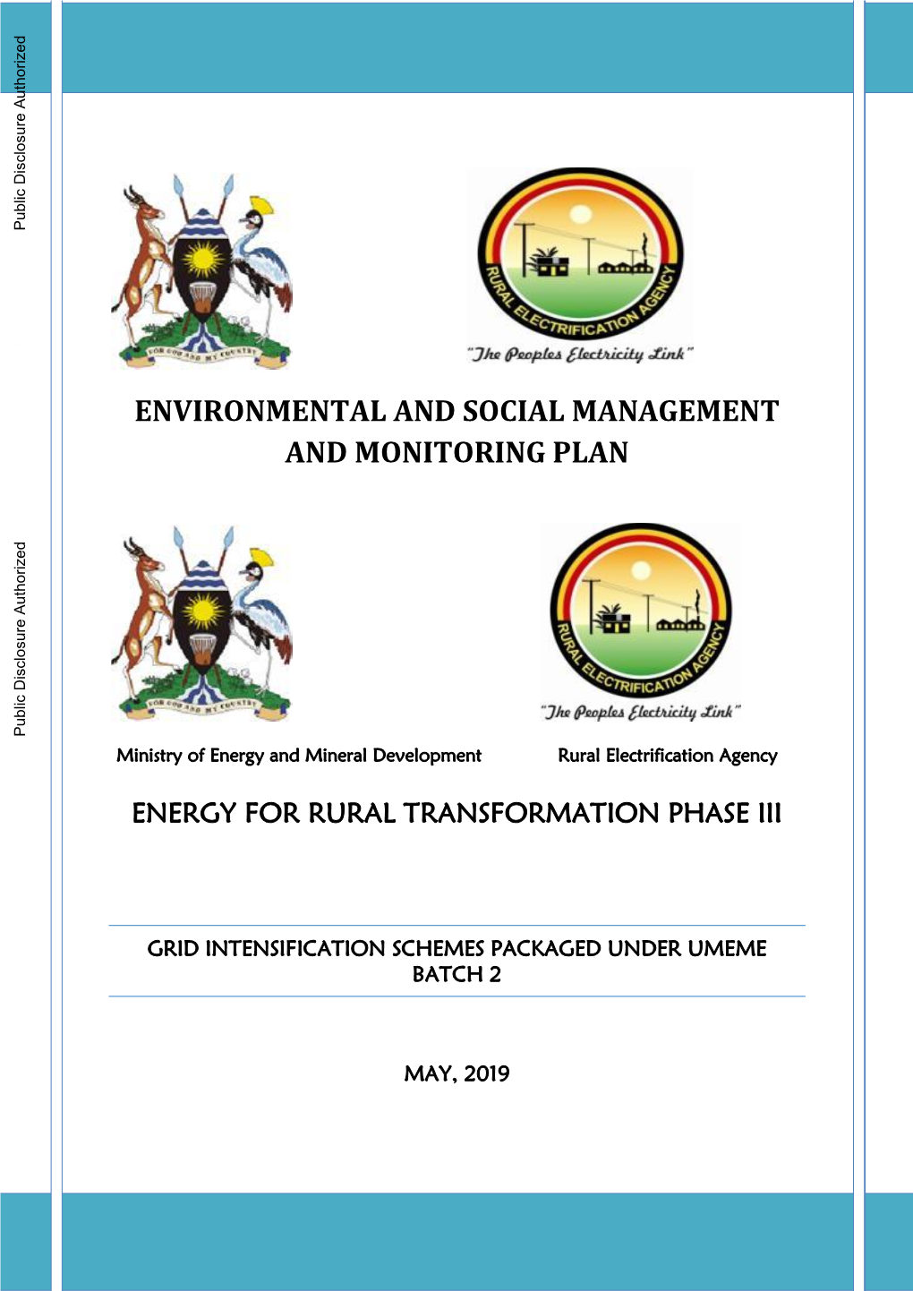 Environmental and Social Management and Monitoring Plan