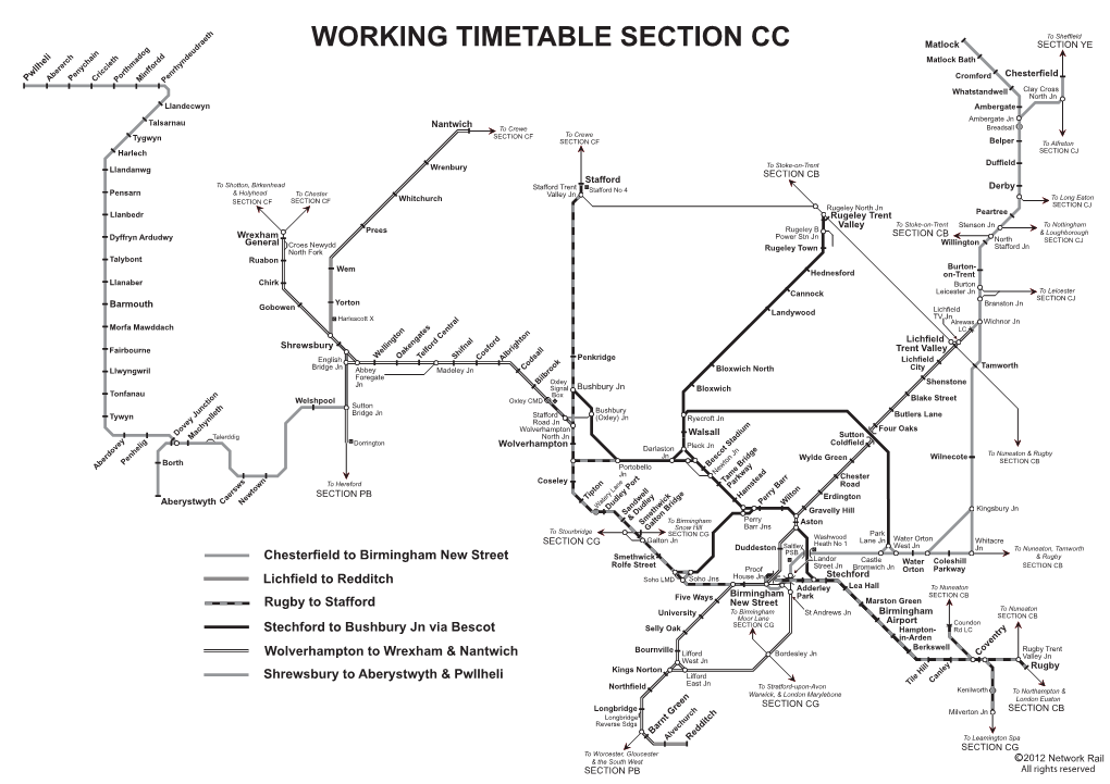 SECTION CC Matlock SECTION YE Matlock Bath