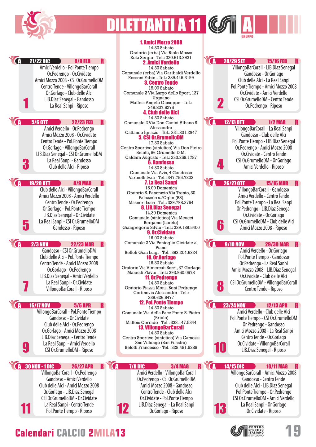 Calendari Calcio 2013 14 Rev6:Layout 1.Qxd