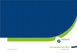 Geschäftsbericht 2009 Wald Für Mehr