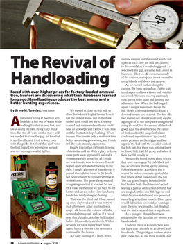 The Revival of Handloading
