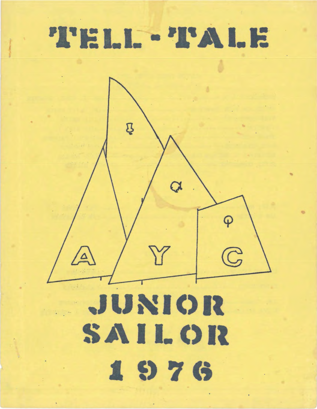 1976 Junior Sailors
