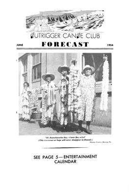 Forecast 1954