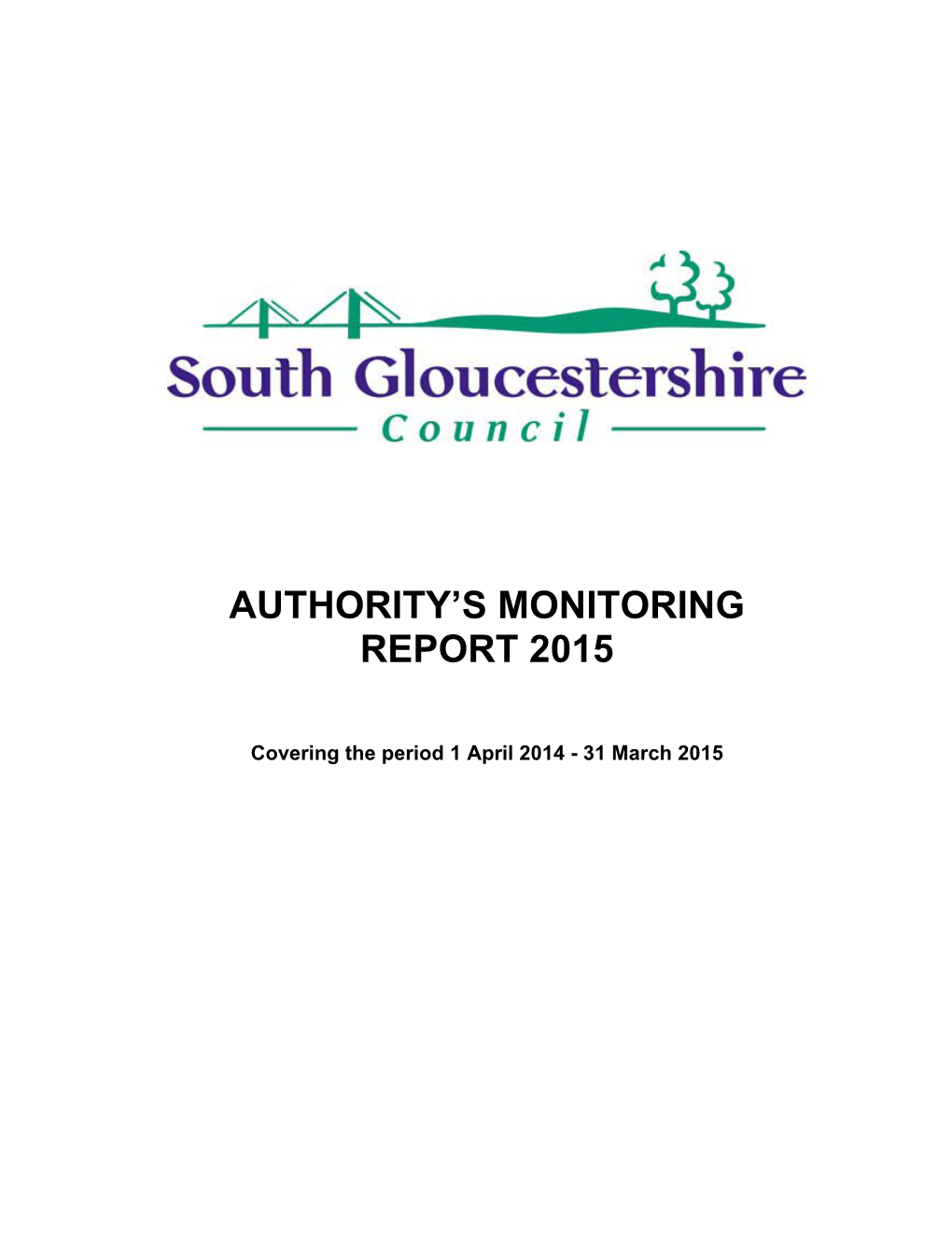 Authority's Monitoring Report 2015