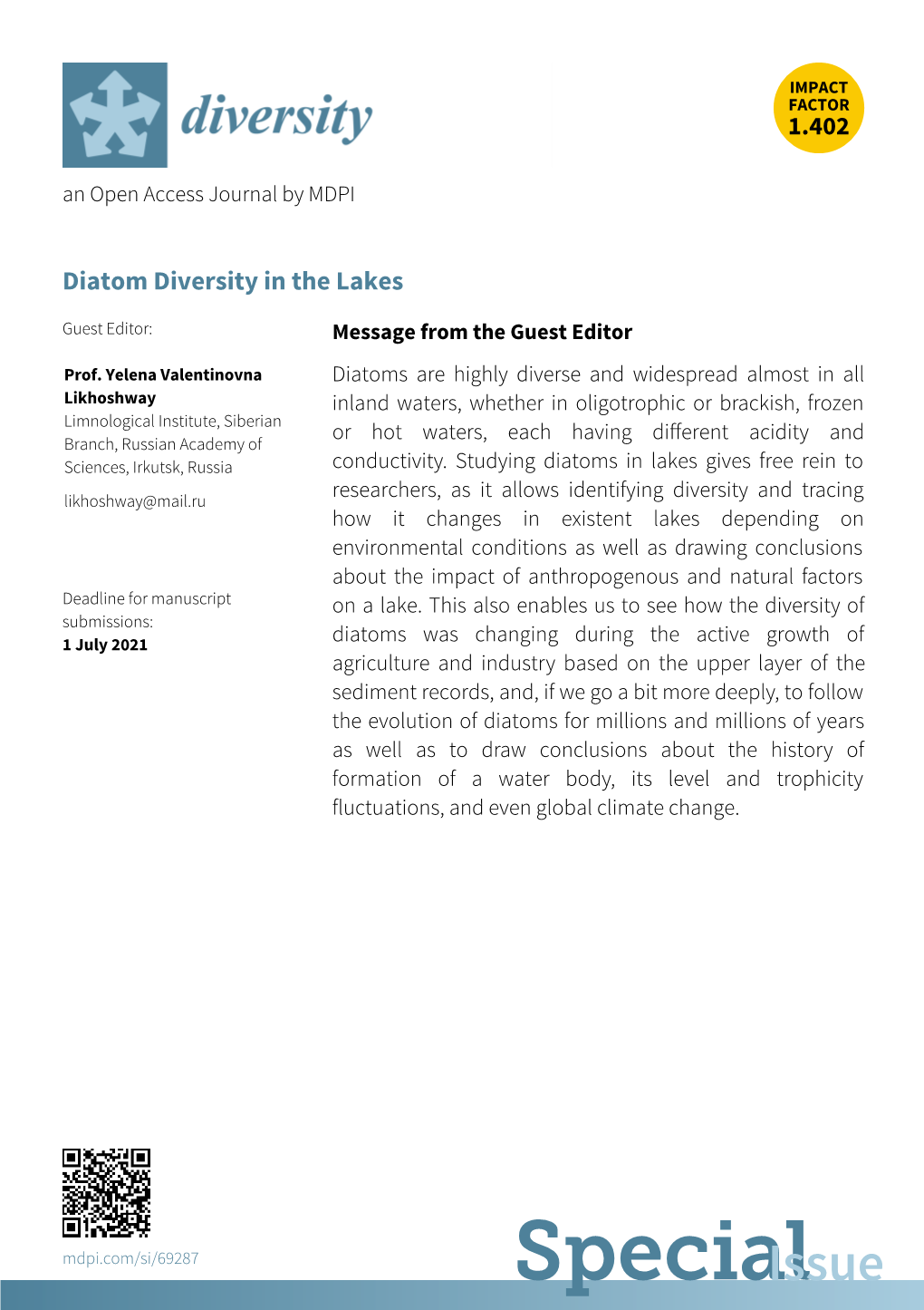 Diatom Diversity in the Lakes