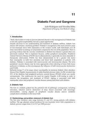 Diabetic Foot and Gangrene