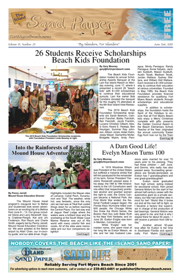 FR EE 26 Students Receive Scholarships Beach Kids Foundation