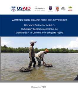 Literature Review for the Participatory Regional Assessment of the Shellfisheries in 11 Countries from Senegal to Nigeria